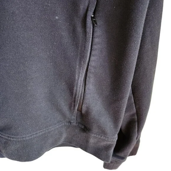 Lululemon Men's Sweatshirt Medium Blue Navy City Sweat Full Zip Hoodie Pockets - Picture 4 of 9